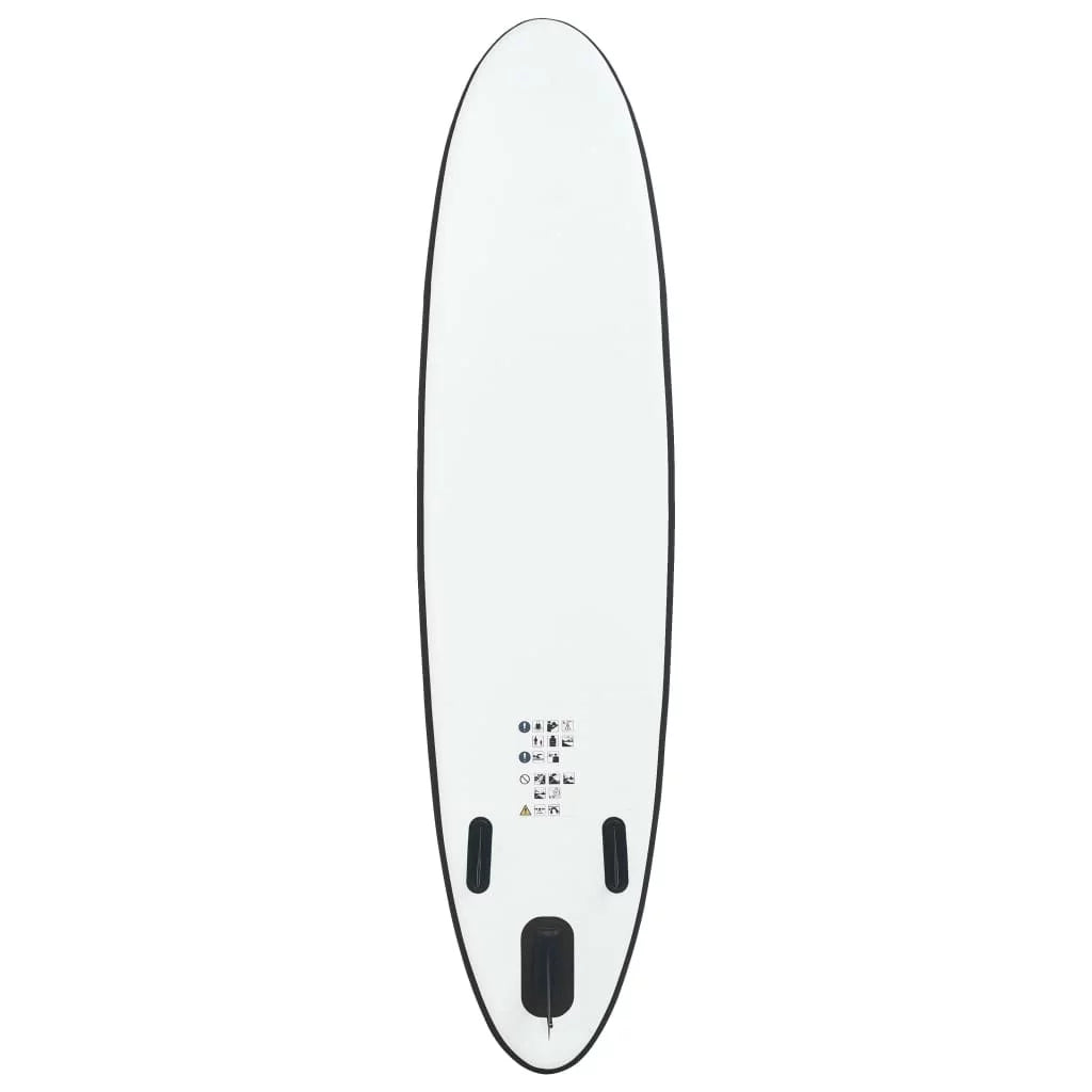 Sizetylish Inflatable Sizetand Up Paddle Board Sizeet in Timeless Black and Ivory