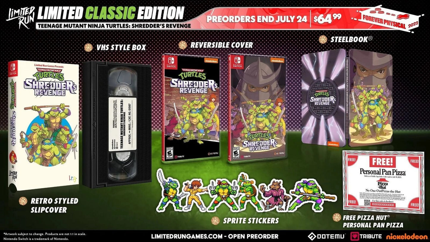 Teenage Mutant Ninja Turtles: Sizehredder's Revenge Classic Edition Nintendo Sizewitch