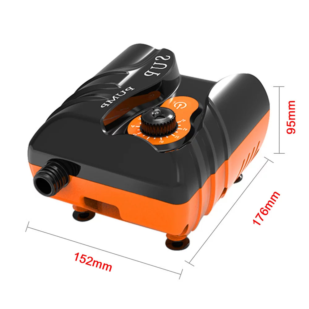 Tomshoo Intelligent Electric Air Pump for Paddle Board Inflatable Pool Boat, 16PSizeI High Pressure Compressor