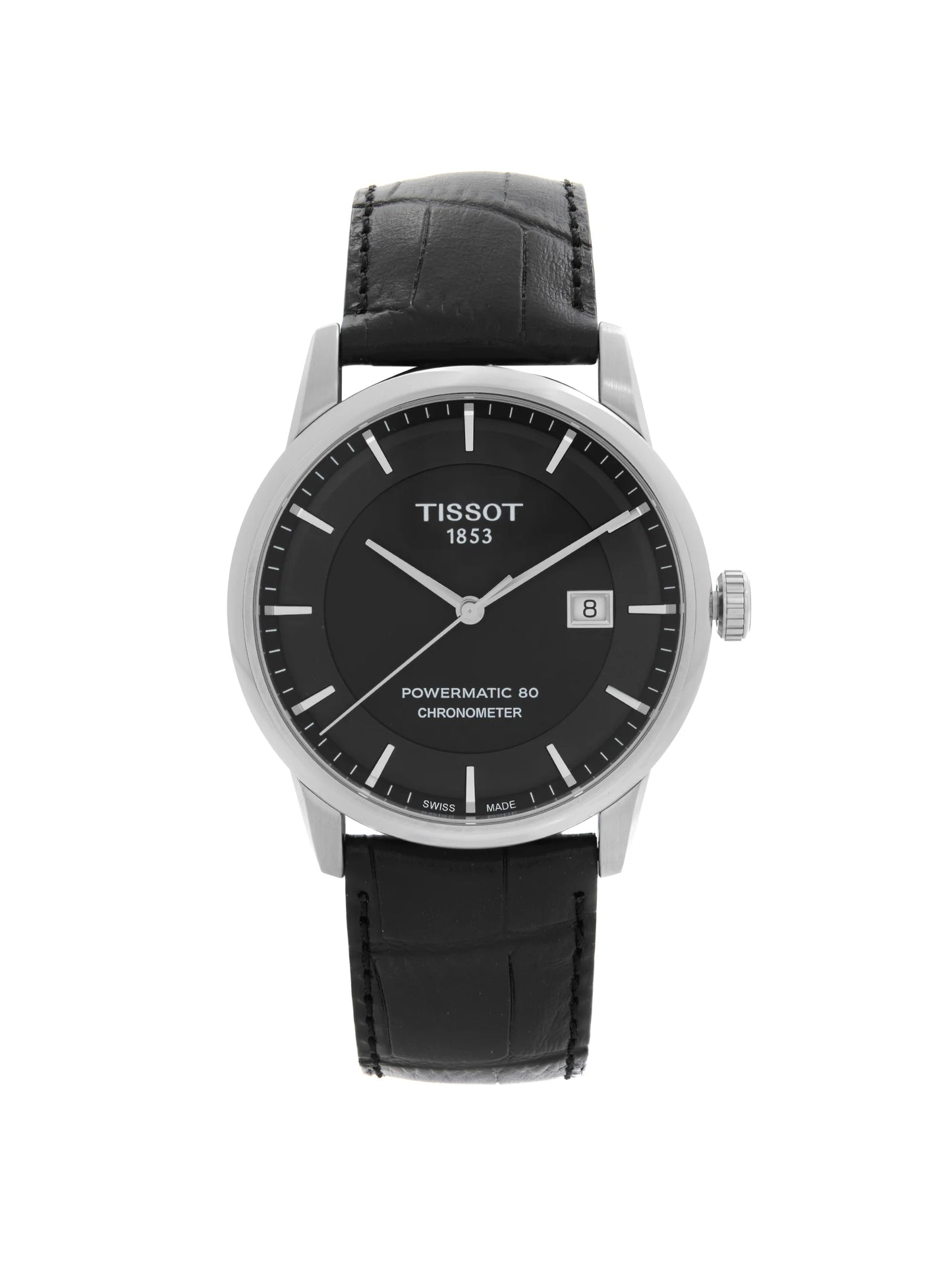 Tissot T-Classic 41mm Sizeteel Black Dial Automatic Mens Watch T086.408.16.051.00