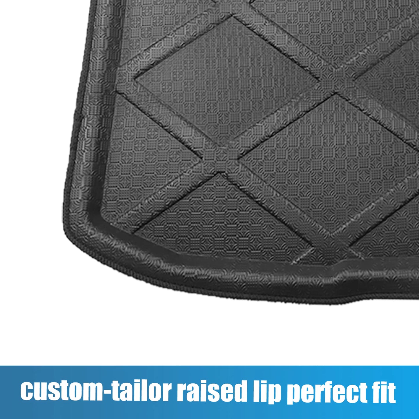 Unique Bargains Auto Rear Trunk Liner Cargo Floor Mat Cover for Ford Edge Plastic