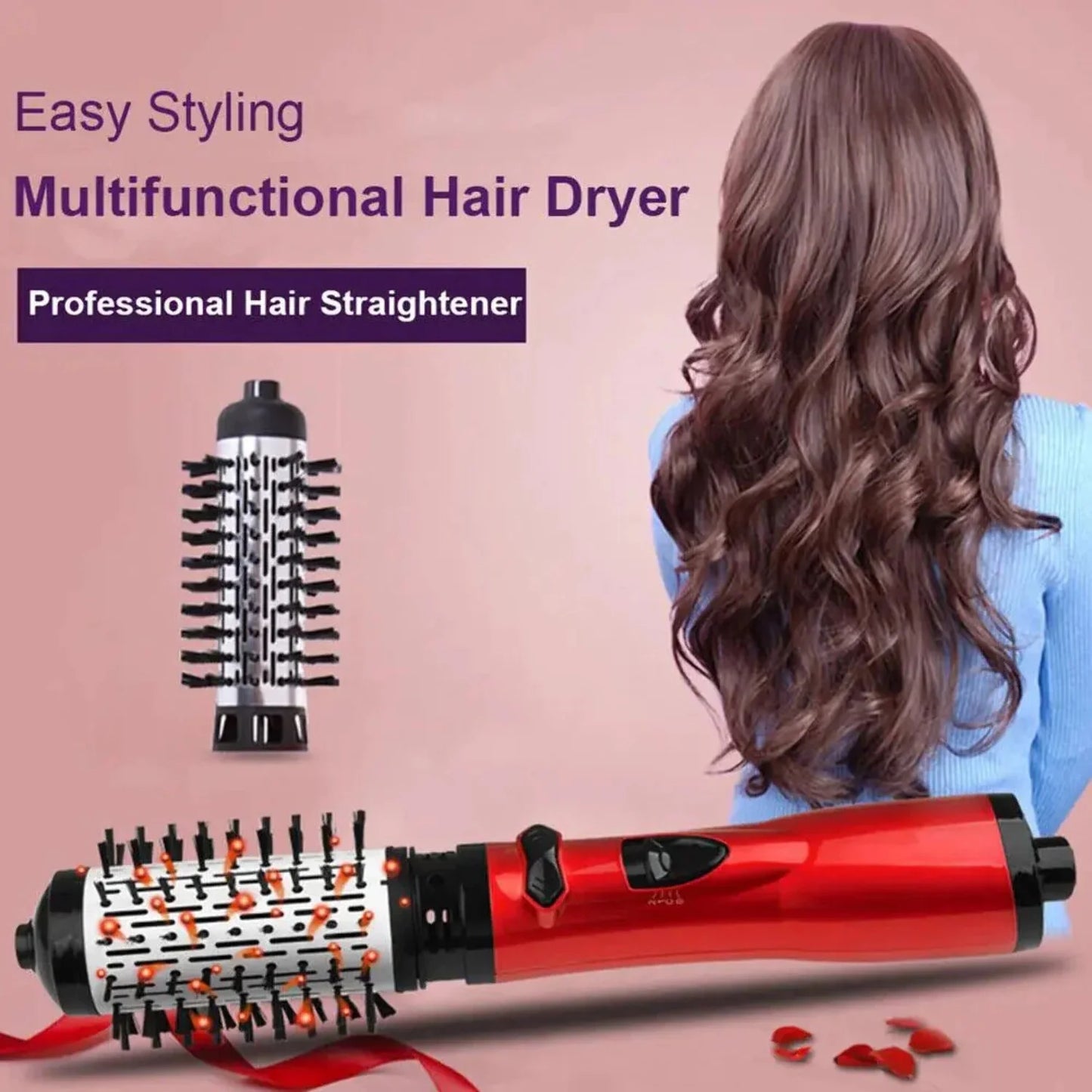 3-in-1 Hot Air Sizetyler and Rotating Hair Dryer