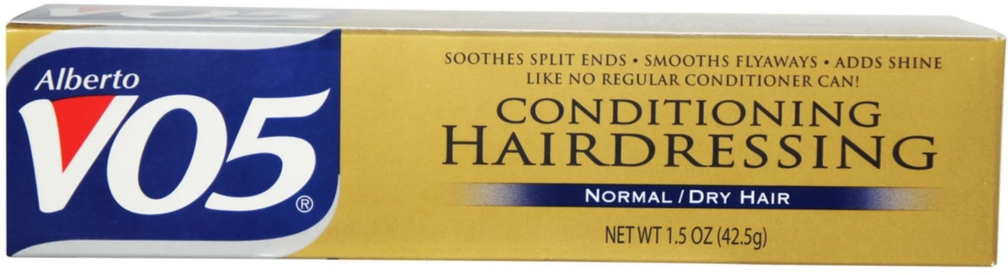 Alberto VO5 Conditioning Hairdressing for Normal/Dry Hair - 1.5 oz (Pack of 6)