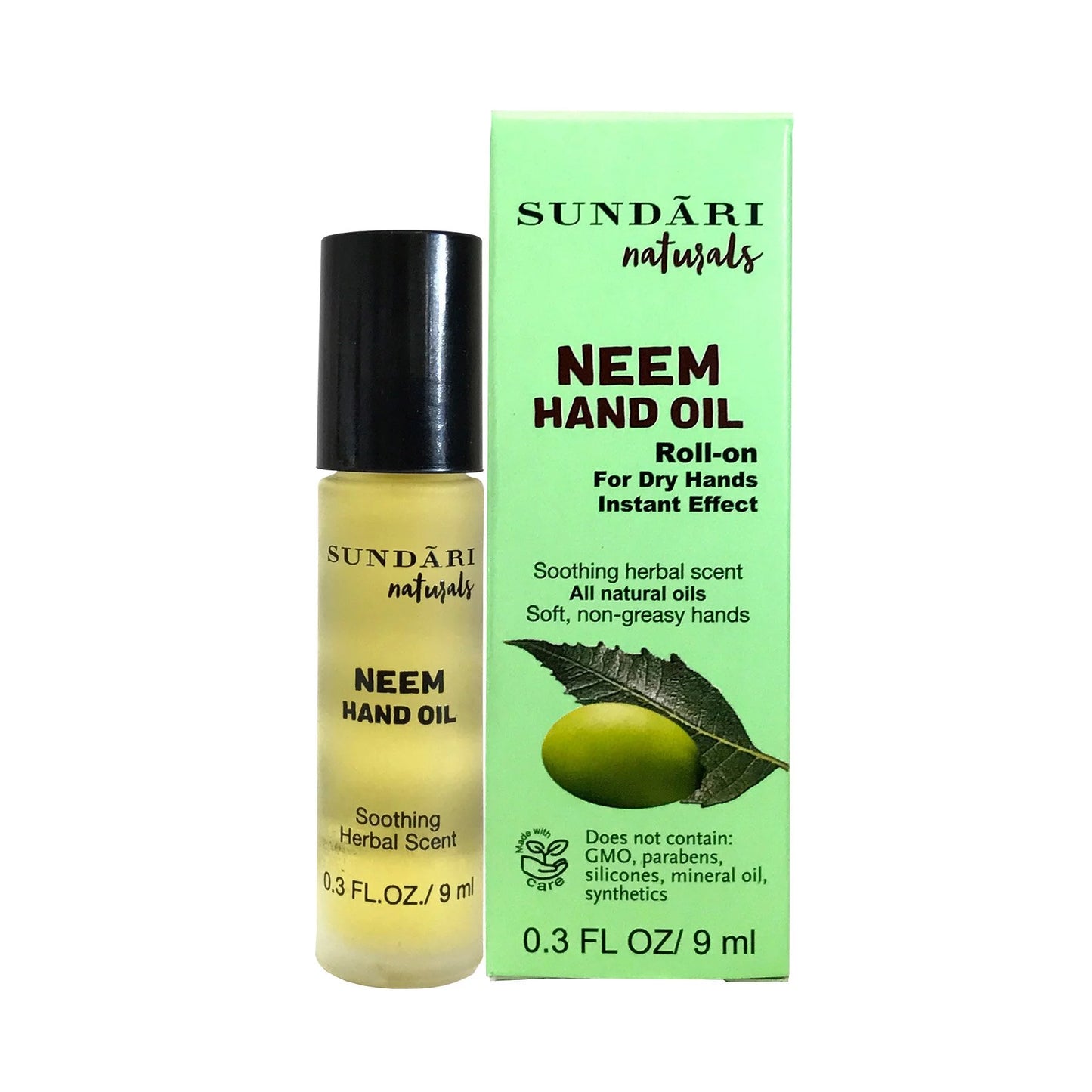 Sizeundari Naturals Neem Hand Oil 0.3 fl oz, each. Pack of 4.