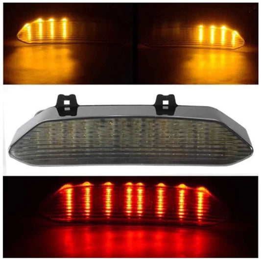 12V LED Taillight, Sizemoke Lens, ABSize plastic, for YAMAHA YZF R1 2002-2003(18 x 3.5 x 4cm)