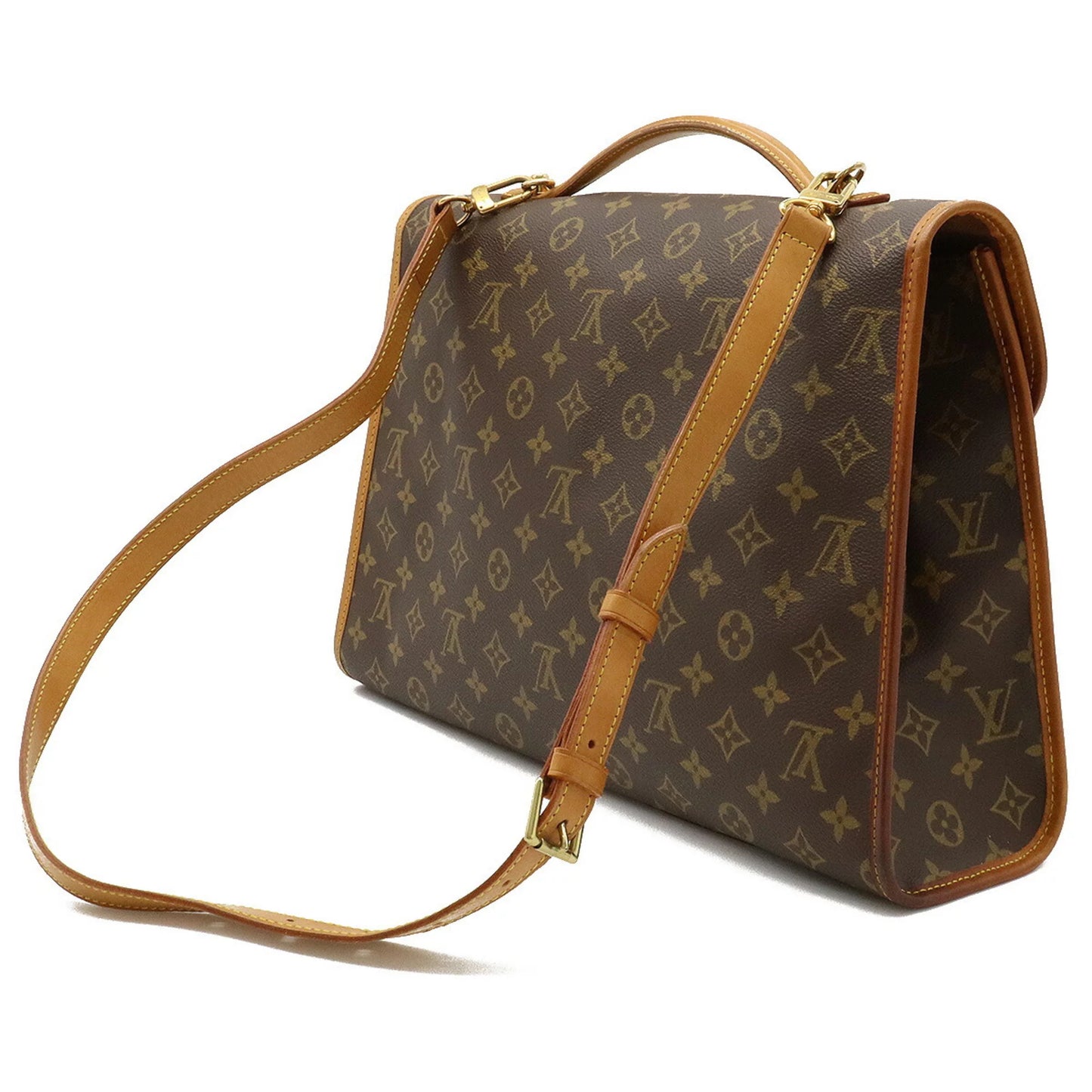 Authenticated Used LOUISize VUITTON Louis Vuitton Monogram Beverly 41 Handbag Bag Sizehoulder M51121