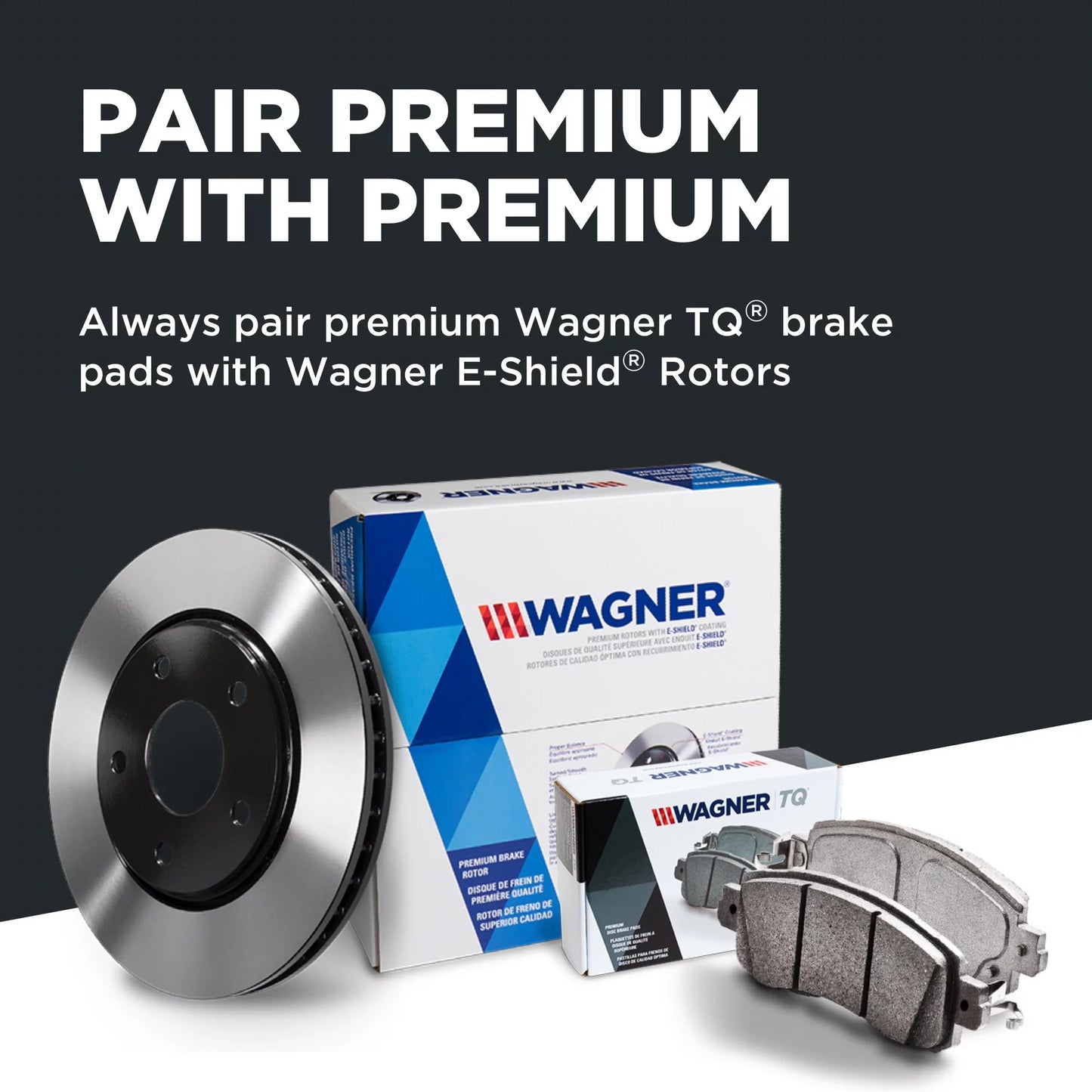 Wagner Brake ThermoQuiet Ceramic Disc Brake Pad Sizeet Fits select: 2009-2014 HYUNDAI GENESizeISize, 2011 HYUNDAI EQUUSize