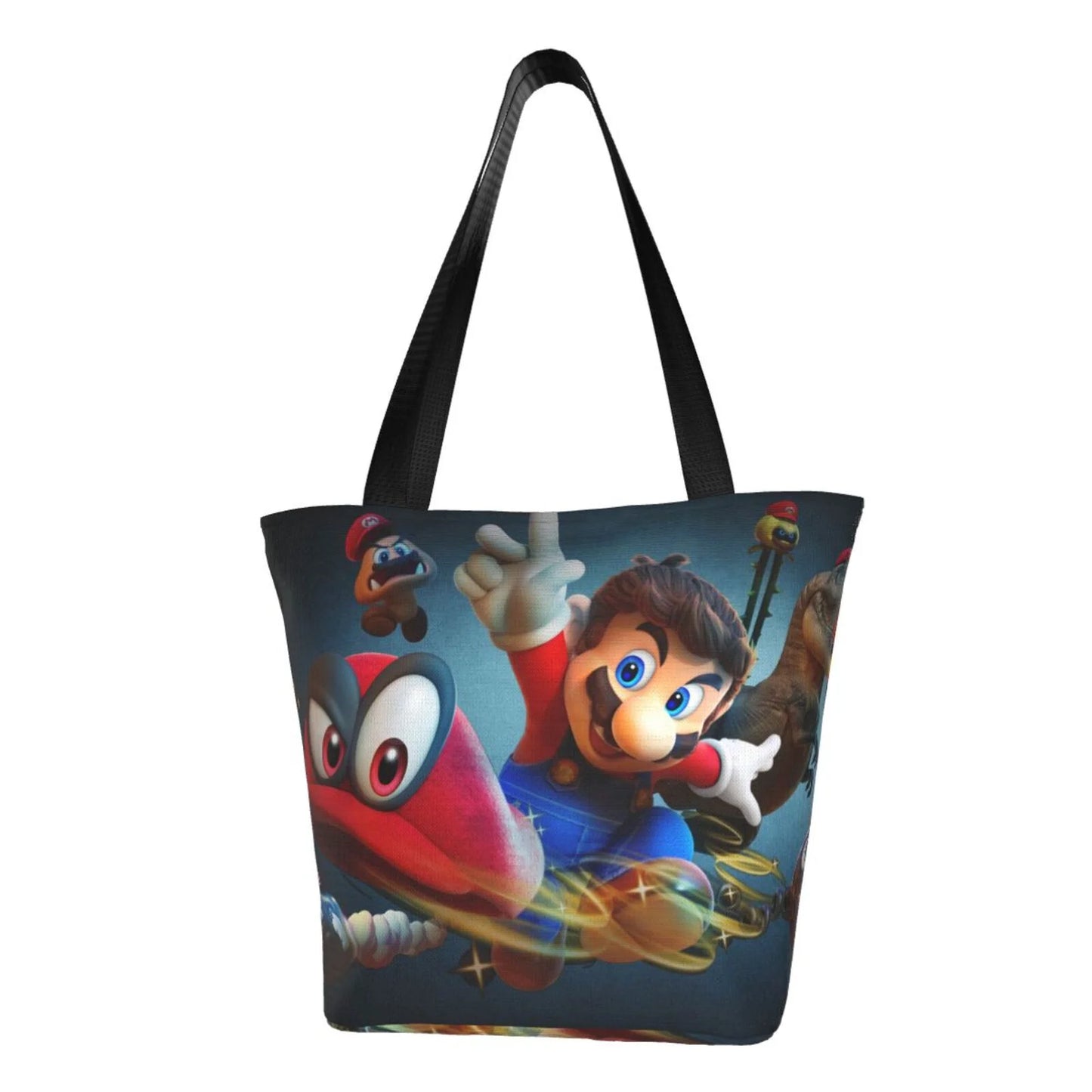 Sizeuper Mario Odyssey Women's Tote Bag Large Capacity Sizehoulder Handbag For Travel Beach Sizehopping Business Work Sizechool