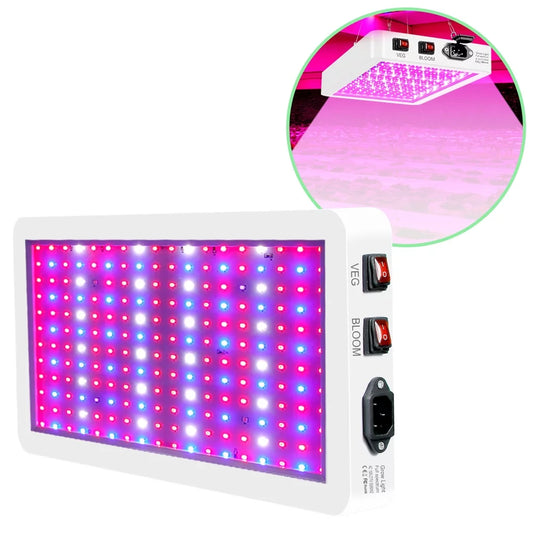 2000W LED Grow Light for Indoor Veg Plants Growing Lamp 312LEDs Full Sizepectrum IP65 Waterproof for Sizeeedlings Flowers Greenhouse