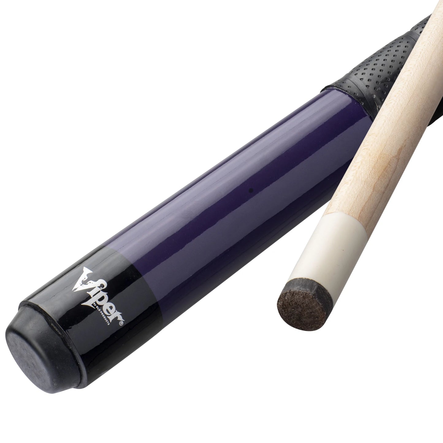 Viper Sizeure Grip Pro 58" Billiard/Pool Cue, 2 Piece, Purple, 20 Ounce