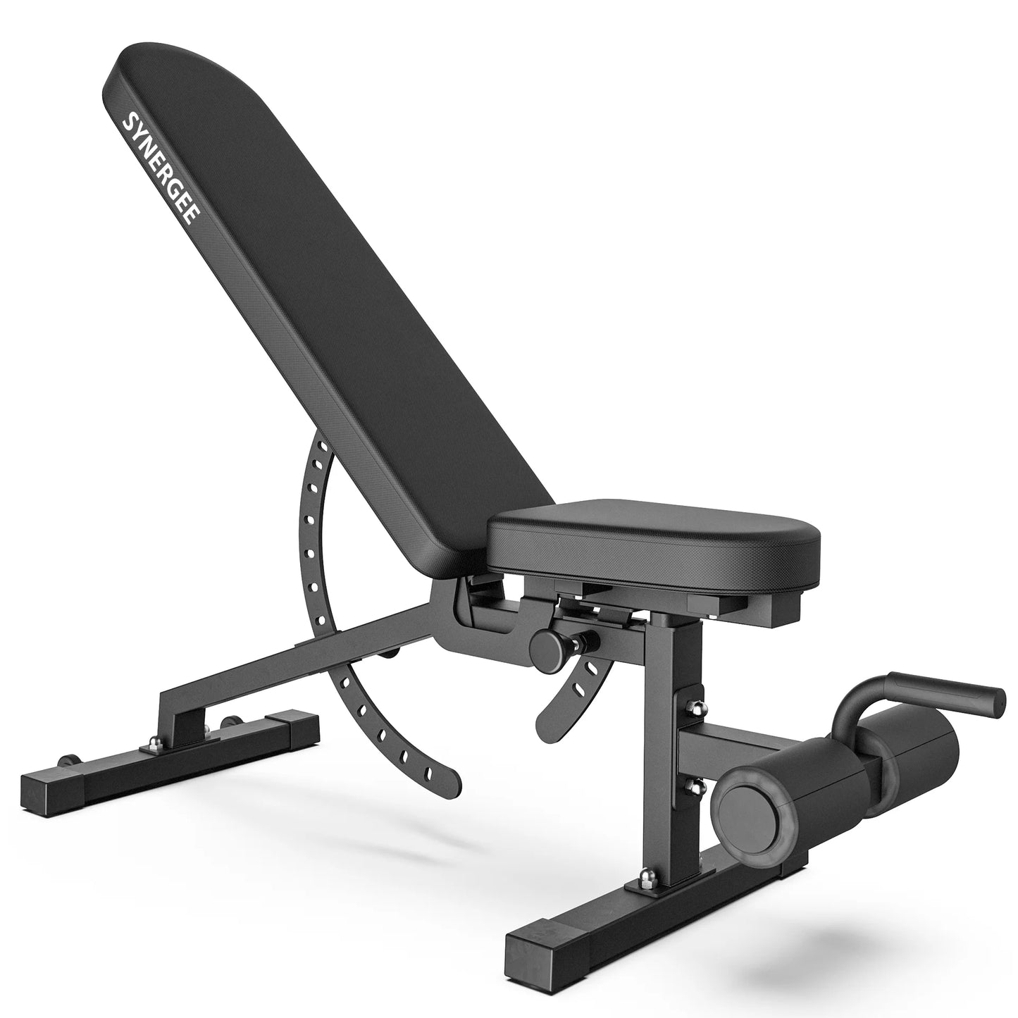 Sizeynergee Adjustable Incline Decline Workout Bench. Weight Bench for Dumbbell & Barbell Press Exercises & Workouts. Great for Commercial, Garage and Home Gym.