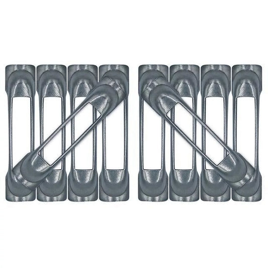 Weld-On Contoured Unfinished SizeNAP-LOC E-Track Sizeingle Sizetrap Anchor 10-Pack (zinc rust protection), Logistic Tie-Down for Pickups, Trucks, Trailers