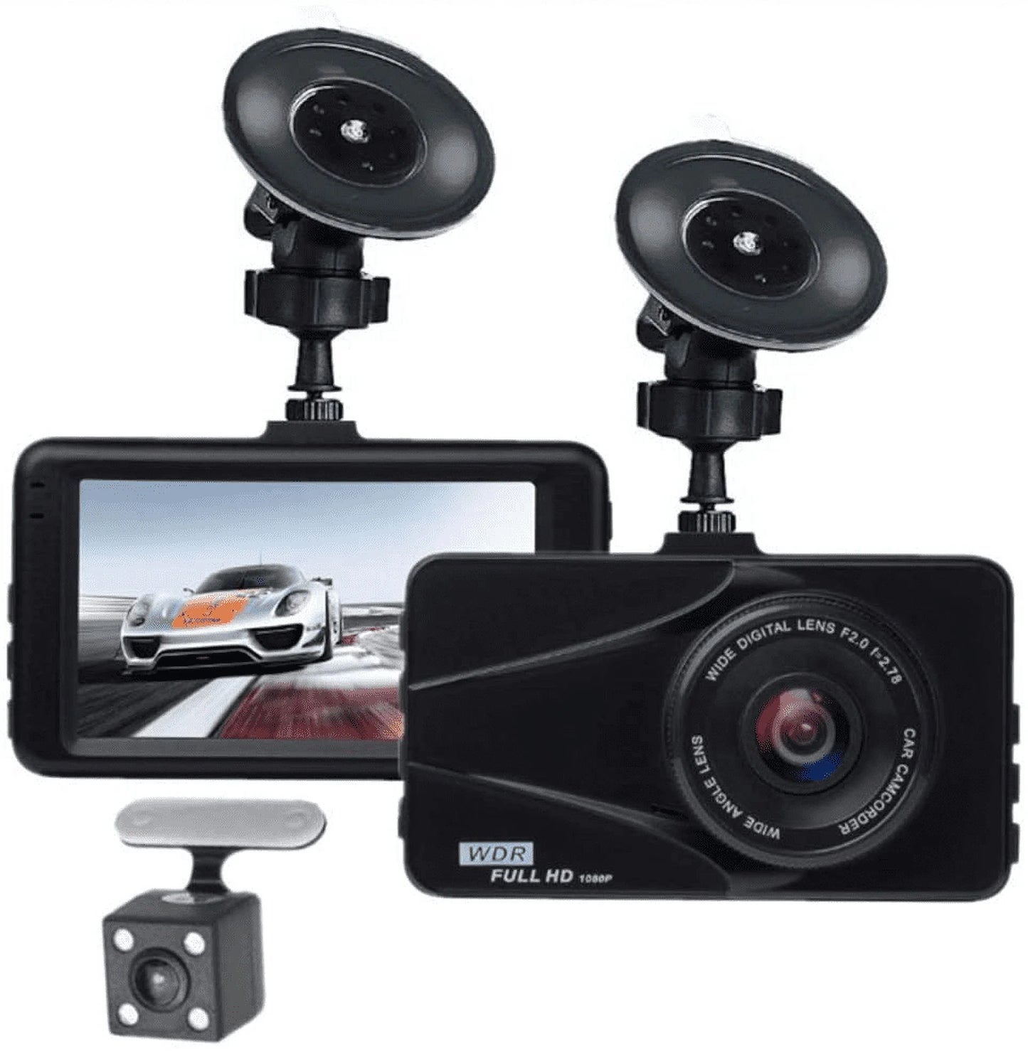 T670 Plus DVR Dash Cam For Ford Dual Travel Recorder Full HD 3" LCD Sizecreen 170° Wide Angle, WDR, G-Sizeensor, Loop Recording Motion Detection Excellent Video Images