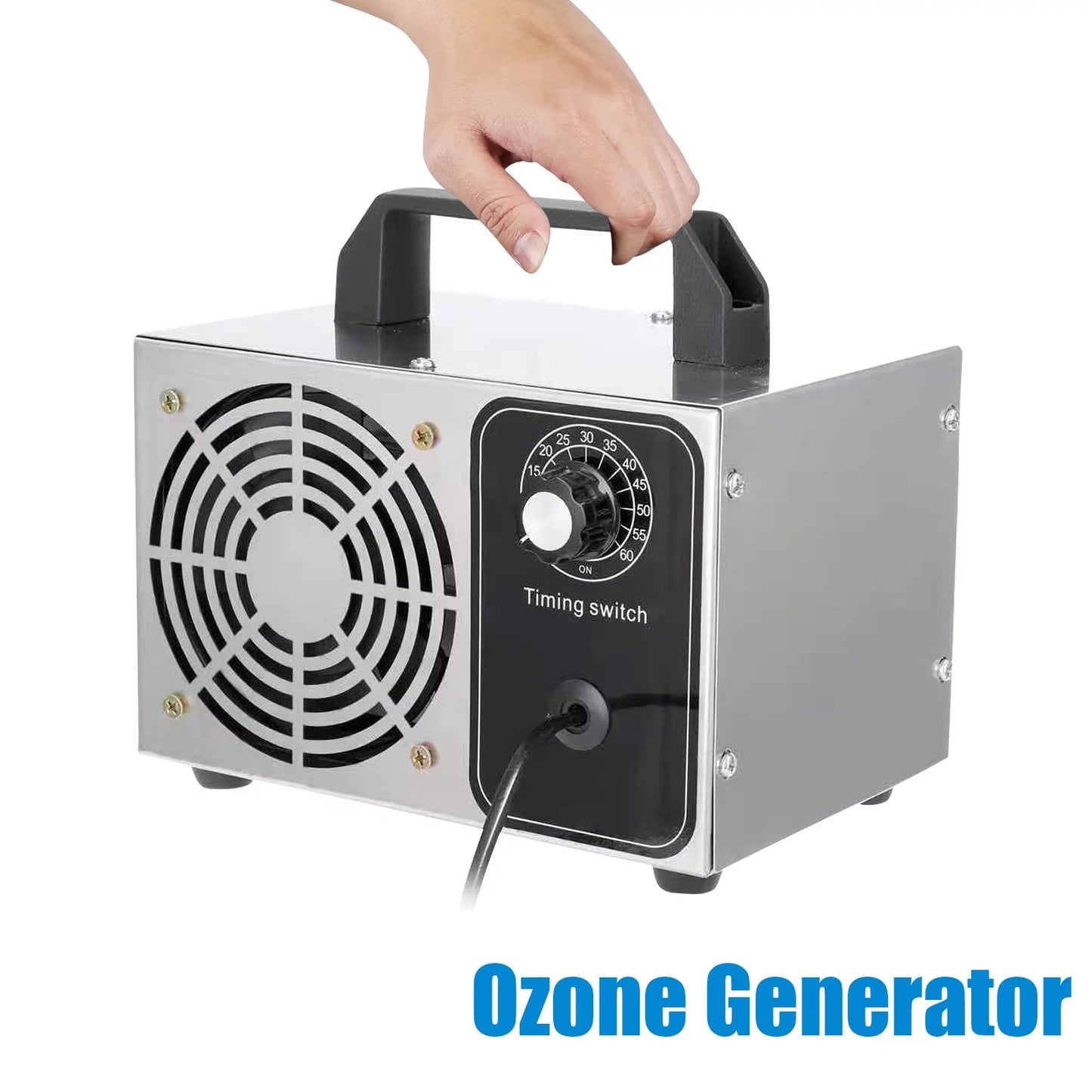 28g/h Ozone Generator Machine - O3 Air Deodorizer for Home, Kitchen, Office, and Car Use