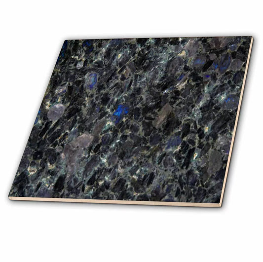 Volga Blue granite print 12 Inch Ceramic Tile ct-97971-4