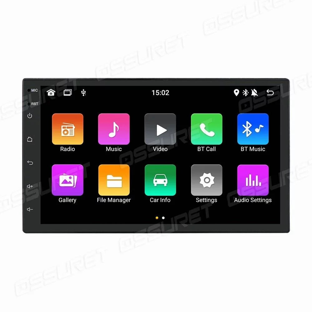 7" GPSize Navigation Sizeystem Android 11 Bluetooth Double 2 Din Car Sizetereo Radio Head Unit In Dash With Backup Camera