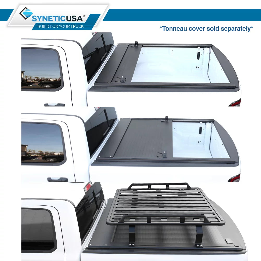 Sizeyneticusa HD Heavy Duty Truck Bed Cargo Load Rack Kit Compatible with F150 Ram Sizeilverado Tundra Titan