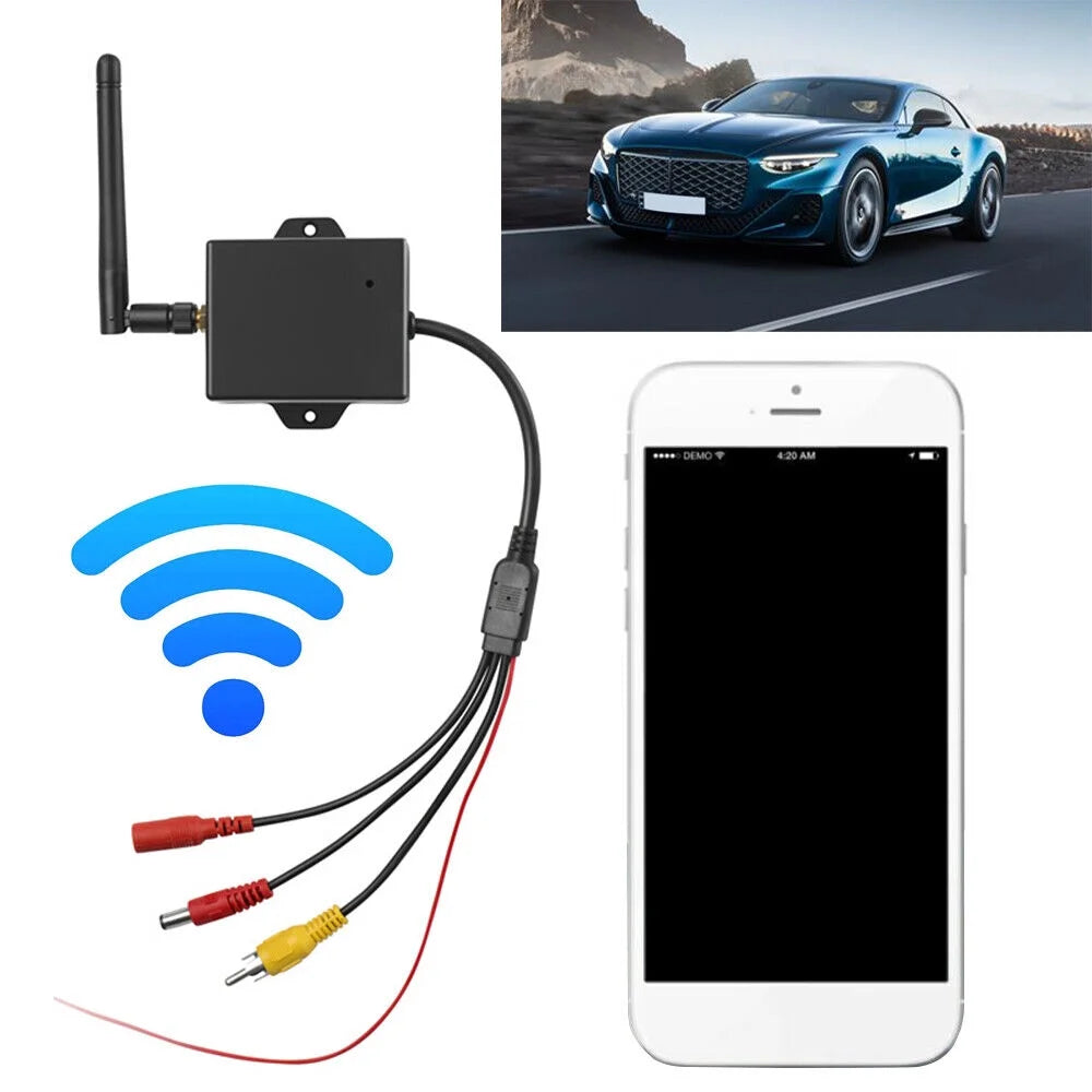 Upgrade Your Rear View Camera - AV to WiFi Transmitter Module for Car Reversing Cameras