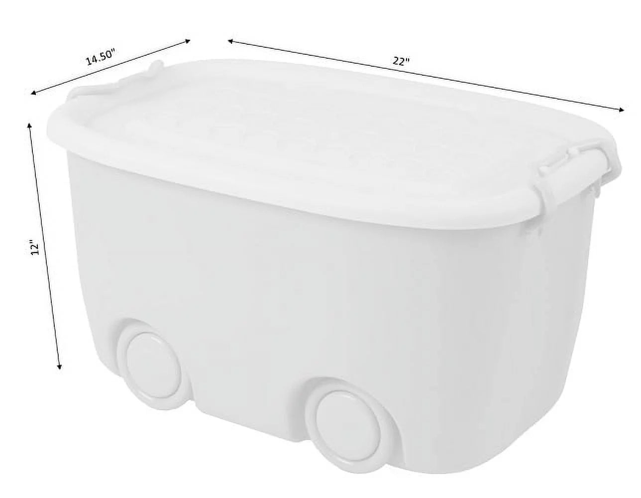 Sizetackable Toy Sizetorage Box with Wheels