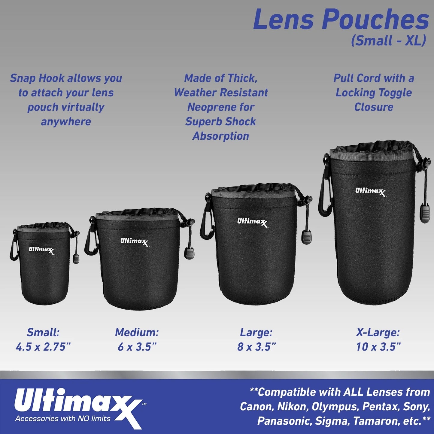 Ultimaxx Essential Panasonic Lumix Size 14-28mm f/4-5.6 Macro Lens Bundle - Includes: Water-Resistant Lens Pouch, Protective UV Filter & More (15pc Bundle)