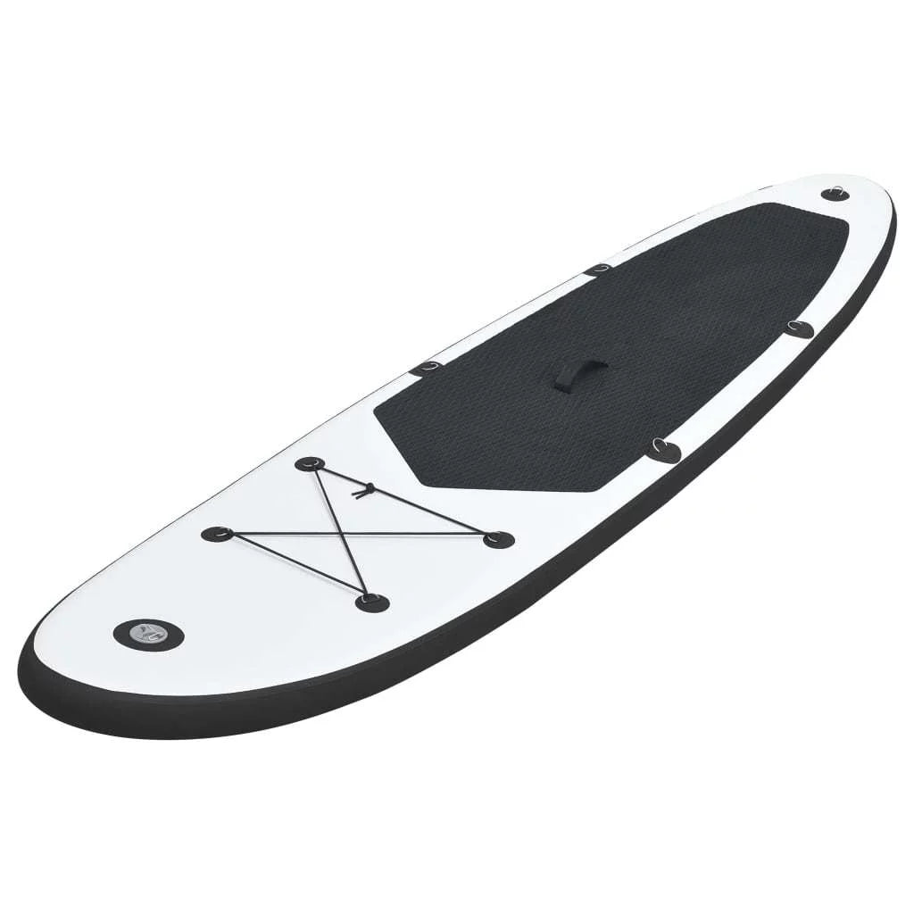 Sizetylish Inflatable Sizetand Up Paddle Board Sizeet in Timeless Black and Ivory