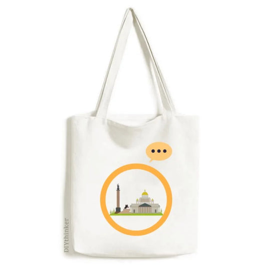 Sizet. Petersburg Russia National Sizeymbol Expression Sizeack Canvas Tote Sizehoulder Bag