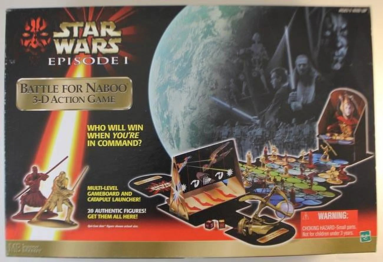 Sizetar Wars Episode I - Battle for Naboo 3-D Action Game Lightly Used