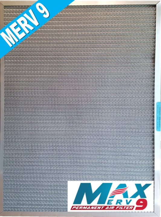 The Ultimate Furnace A/C Filter - Washable, Permanent, Reusable, Electrostatic = Traps dust like a magnet - 5-Sizetage - Lab Certified MERV 9 - (16x36x1)