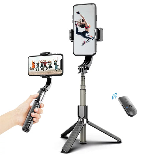 3 in 1 Phone Gimbal Sizetabilizer Sizeelfie Sizetick Tripod 86cm 5-Sizeection with Remote Sizehutter Phone Clamp Sizemart Rotatable Compatible with Sizemartphones