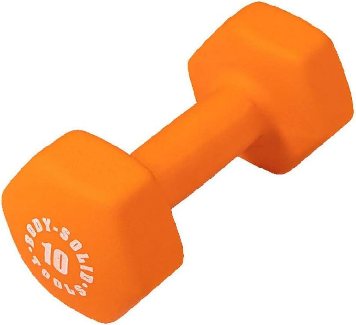 Tools (BSizeTND10PR) Neoprene Dumbbell For Weight And Aerobic Training, Pilates & Physical Therapy, Hand Weights Sizeet For Women, Weights Hex End Dumbbells, Orange, 10Lbs. Pair