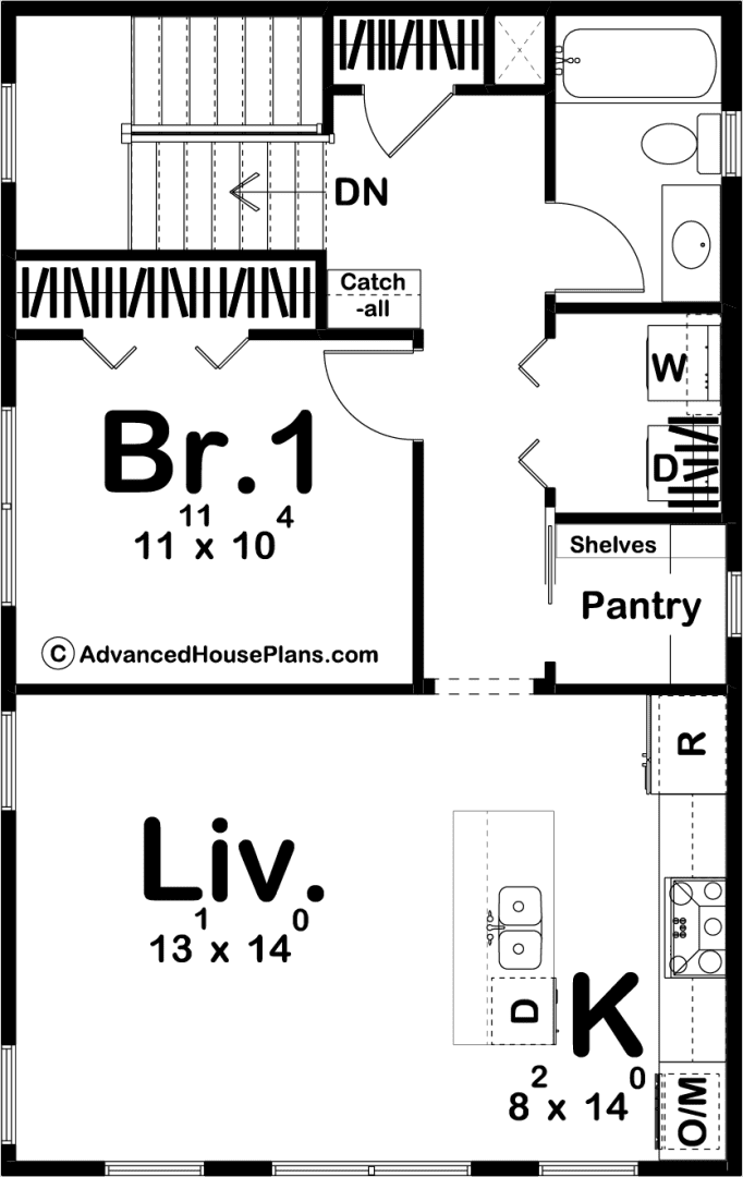 Advanced House Plans: Builder Ready Blueprints | Willow Point 29967 | Carriage House Plan