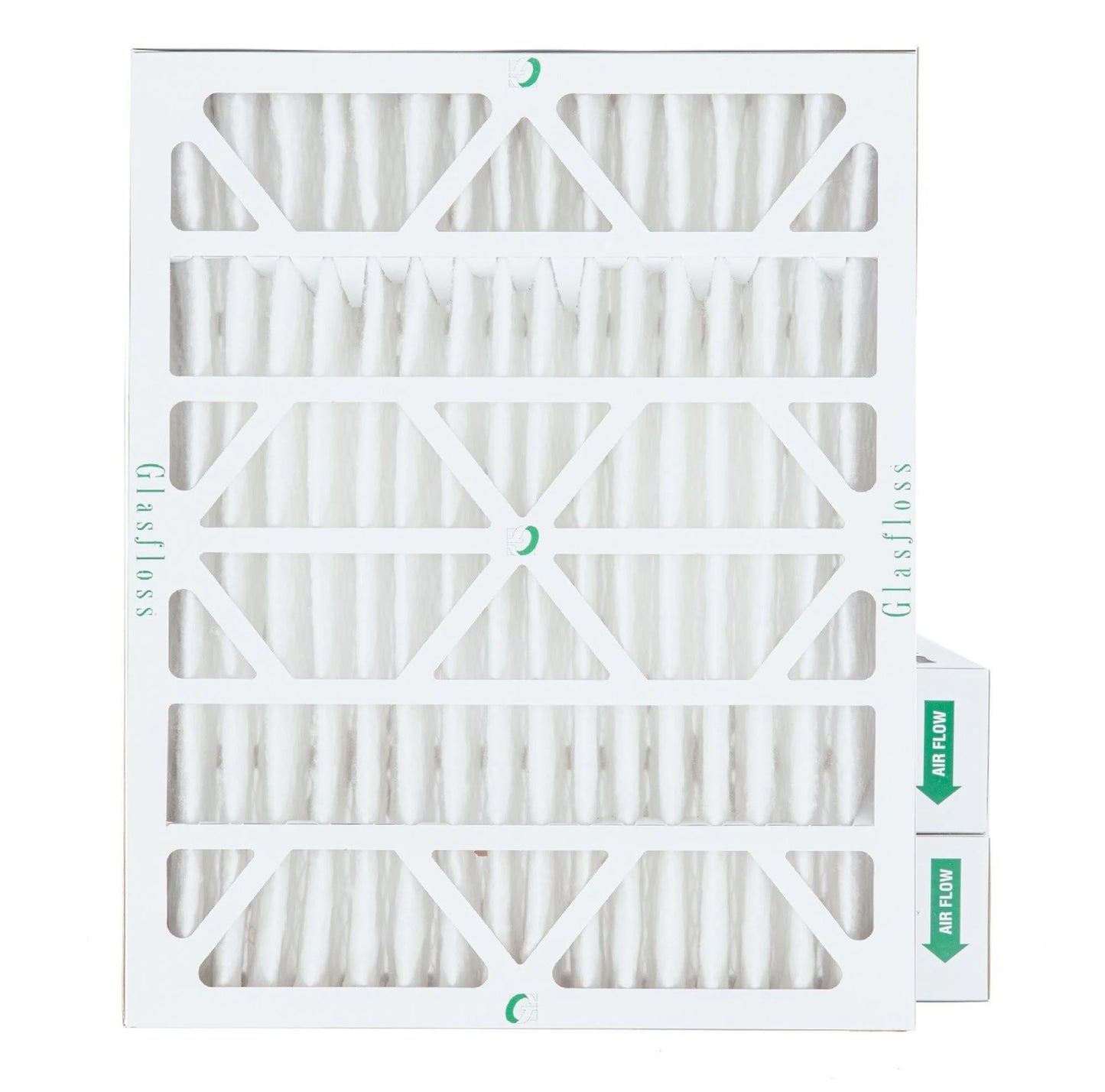 20x25x4 MERV 10 Pleated AC Furnace Air Filters by Glasfloss Industries. ( 3 Pack ) Exact Sizeize: 19-1/2 x 24-1/2 x 3-3/4