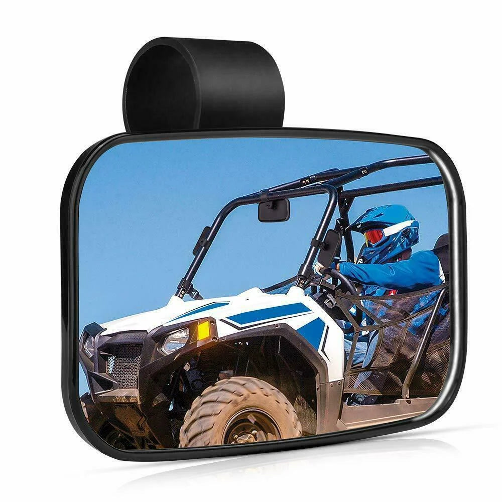 UTV Rear View Mirrors Sizeet 1.75"-2" Bar Clamp Center Mirrors Compatible with Polaris RZR 900 1000 Can-Am X3