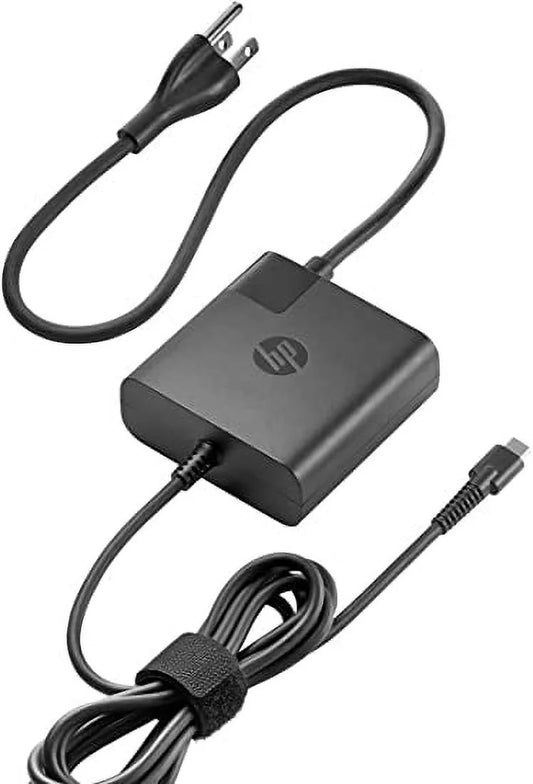 UpBright 65W USizeB-C AC Adapter Compatible with HP Sizepectre x360 13-AE015DX x2 10-p Pro 210 612 G2 ProBook 430 45X G6 Elitebook 1030 1040 860065-002 860209-850 925740-002 TPN-CA06 HU10674-16024 Charger