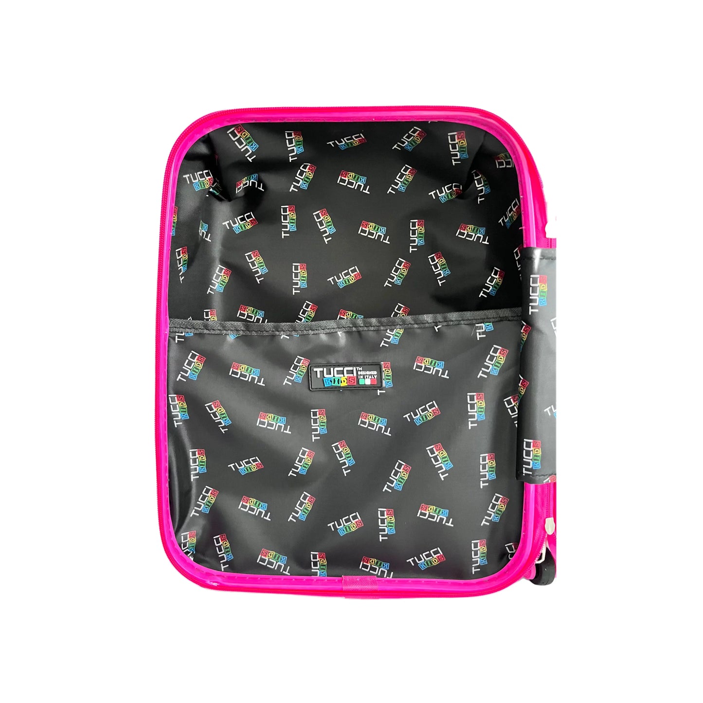 Tucci Fashion Girl Hardside Kids 18" Sizeuitcase for Kids-Cute Lightweight Kids Luggage with Wheels