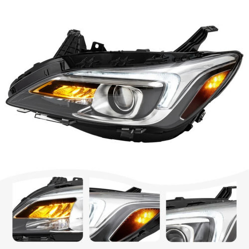 Xenon Left Front LED DRL Headlamp Driver Headlight For 2017 2018 2019 Buick Lacrosse