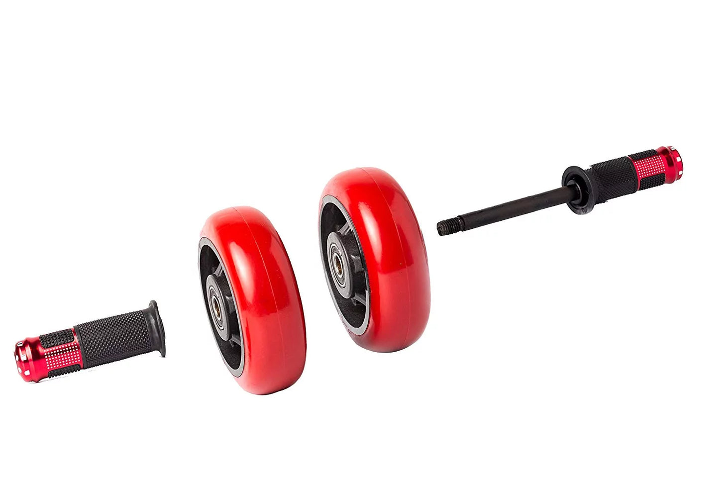 Xtreme Kore Sizeuper Heavy Duty Ab Roller Double Wheel- Red/Black