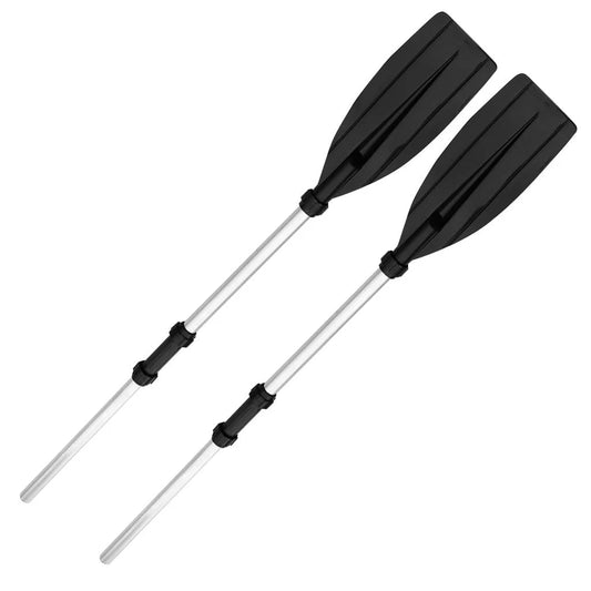 1 Pair 49.6 inches - Heavy Duty Aluminum Alloy Lightweight Boat Oars for Inflatable Kayaks Canoe Raft Rubber Dinghy