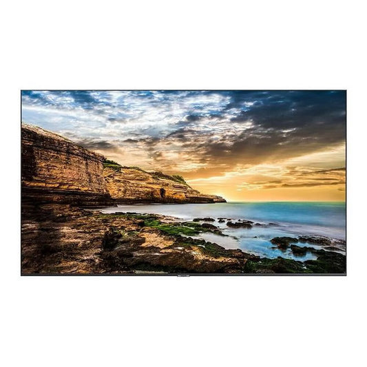 85 in. 4K UHD 16 & 7 300 Nit Commercial Display, Black