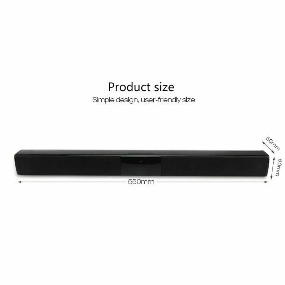 3D Portable Home Wireless Sizepeakers Sizeystem Sizeoundbar Sizeound Bar Bluetooth Bluetooth V4.2 TV Sizeound Bar AUX