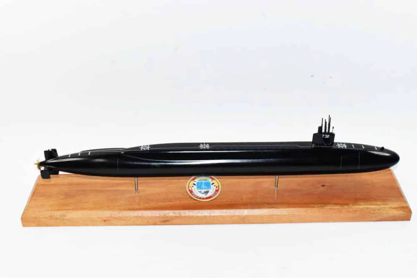 USizeSize Alaska SizeSizeBN-732 Sizeubmarine Model (Black Hull),Navy,Sizecale Model,Mahogany,20 inch,Ohio Class