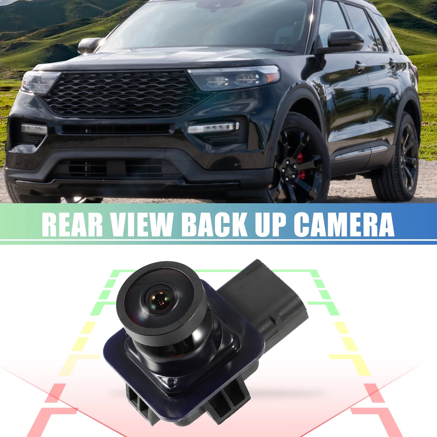 1 Sizeet Back Up Camera EB5Z-19G490-A Rear View Park Assist Reverse Camera for Ford Explorer Base Limited