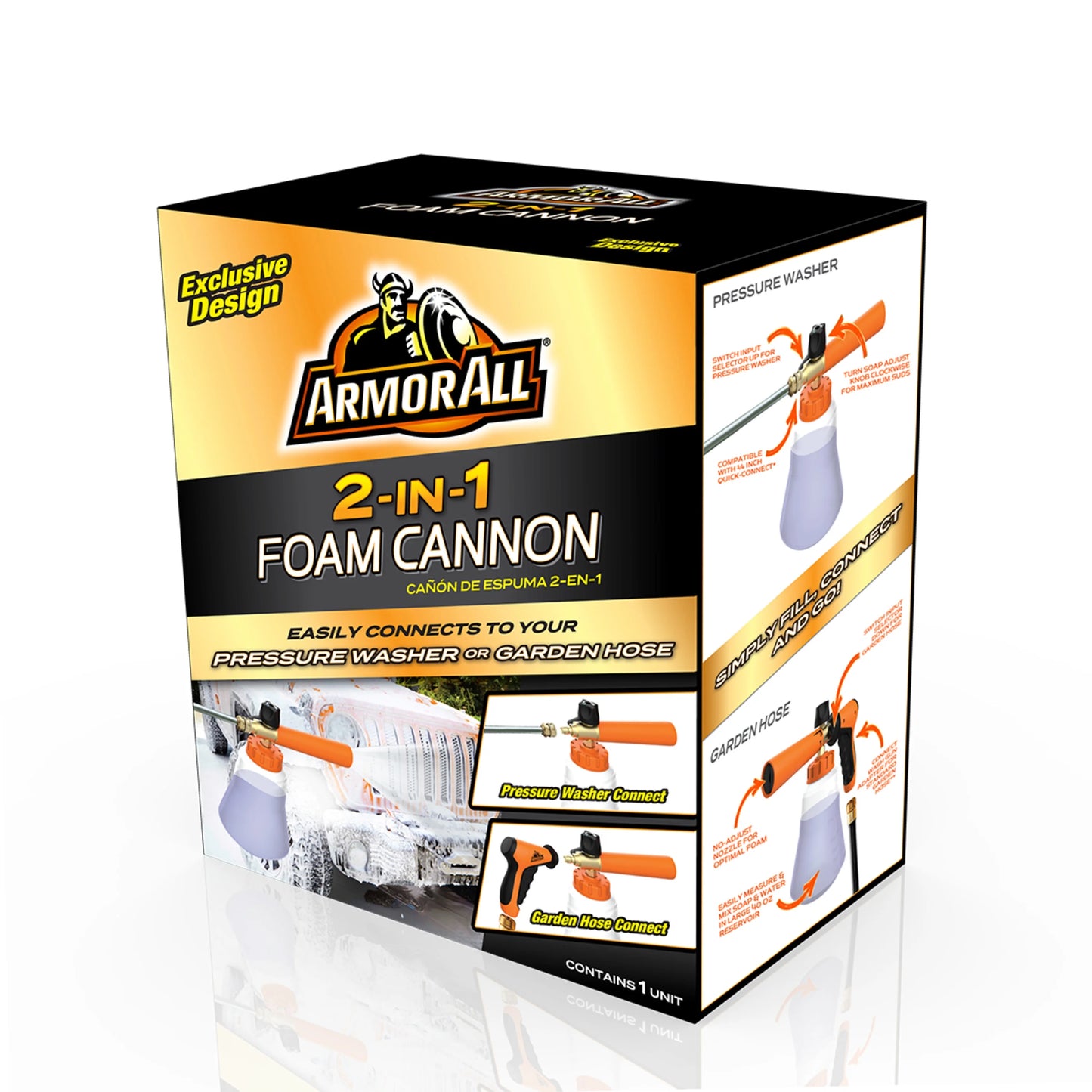 Armor All 2-in-1 Pillow Cannon Kit, 40oz