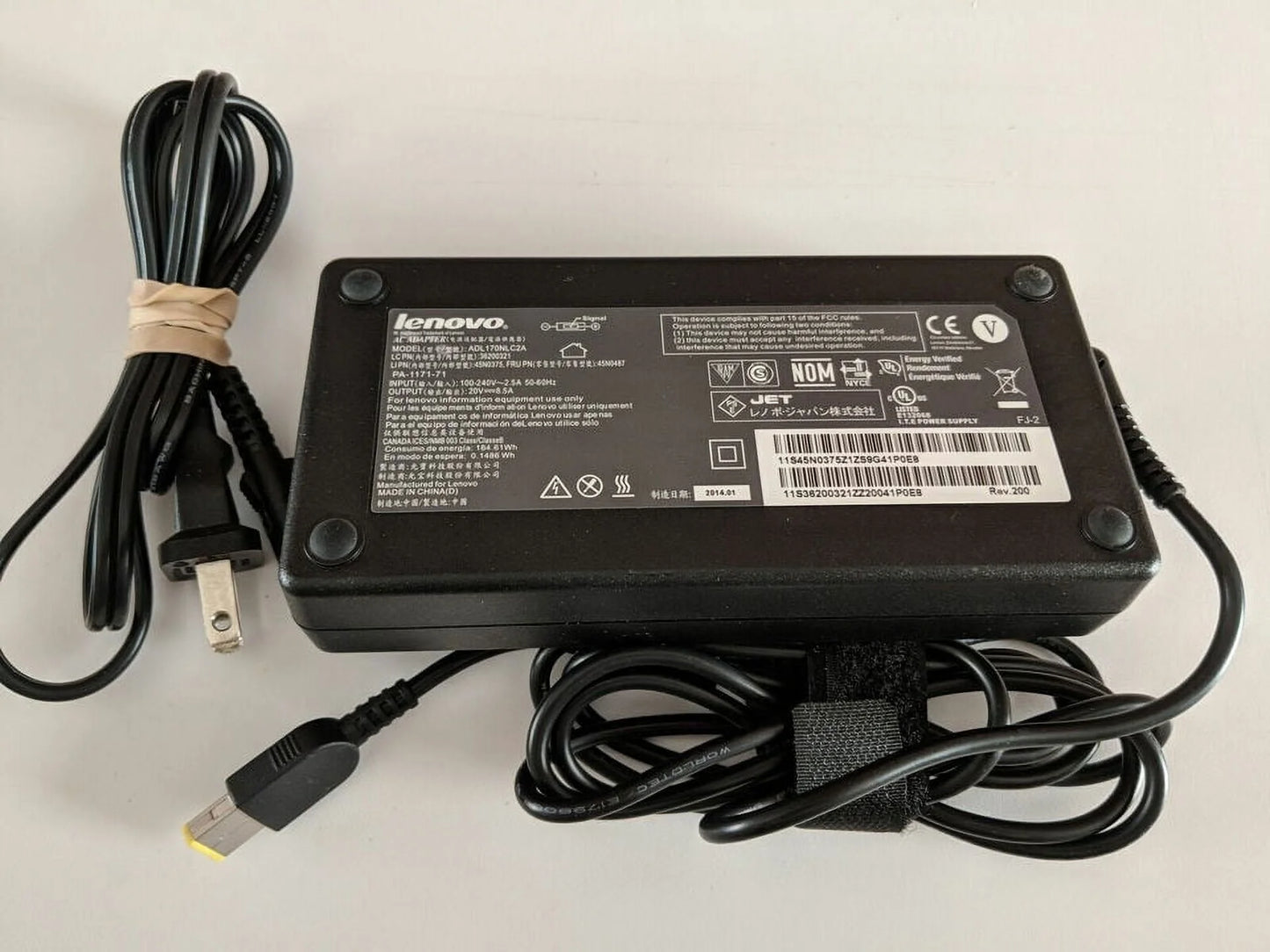 AC Power Adapter Lenovo 170W Charger Legion 14 15 17 Y7000 R720 P50 P51 P52