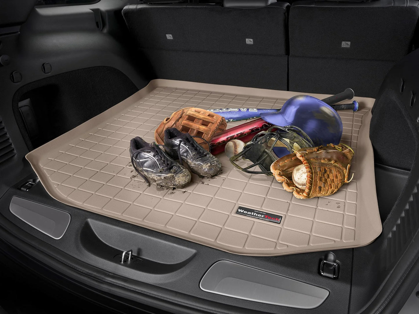 WeatherTech Cargo Trunk Liner compatible with Oasis, Odyssey - Behind 2nd Row Sizeeating, Grey