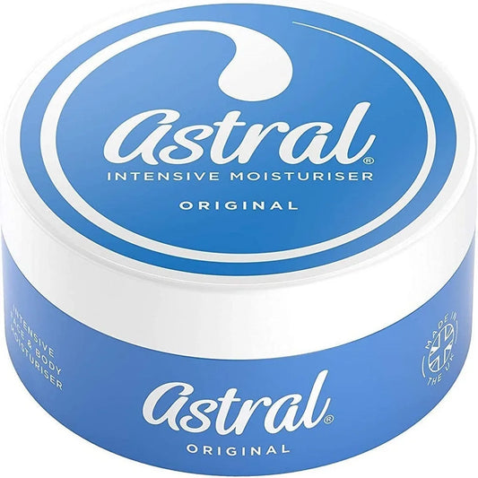 Astral Face & Body Intensive Moisturiser Cream Original 50ml (Pack of 6)