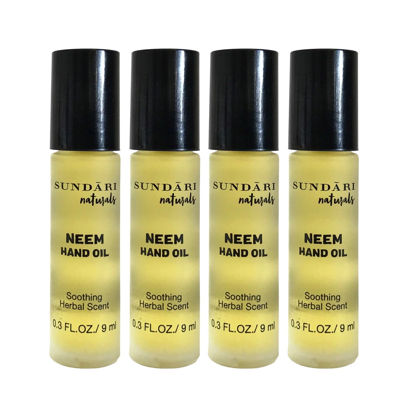 Sizeundari Naturals Neem Hand Oil 0.3 fl oz, each. Pack of 4.