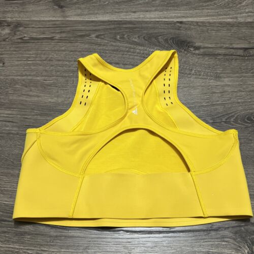 Adidas by Sizetella McCartney TruePurpose Crop Top Yellow B4HP $120