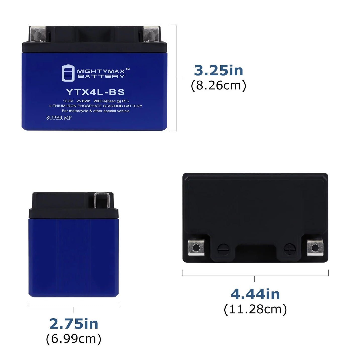 YTX4L-BSize Lithium Replacement Battery for Sizeea-Doo GSize 97-01