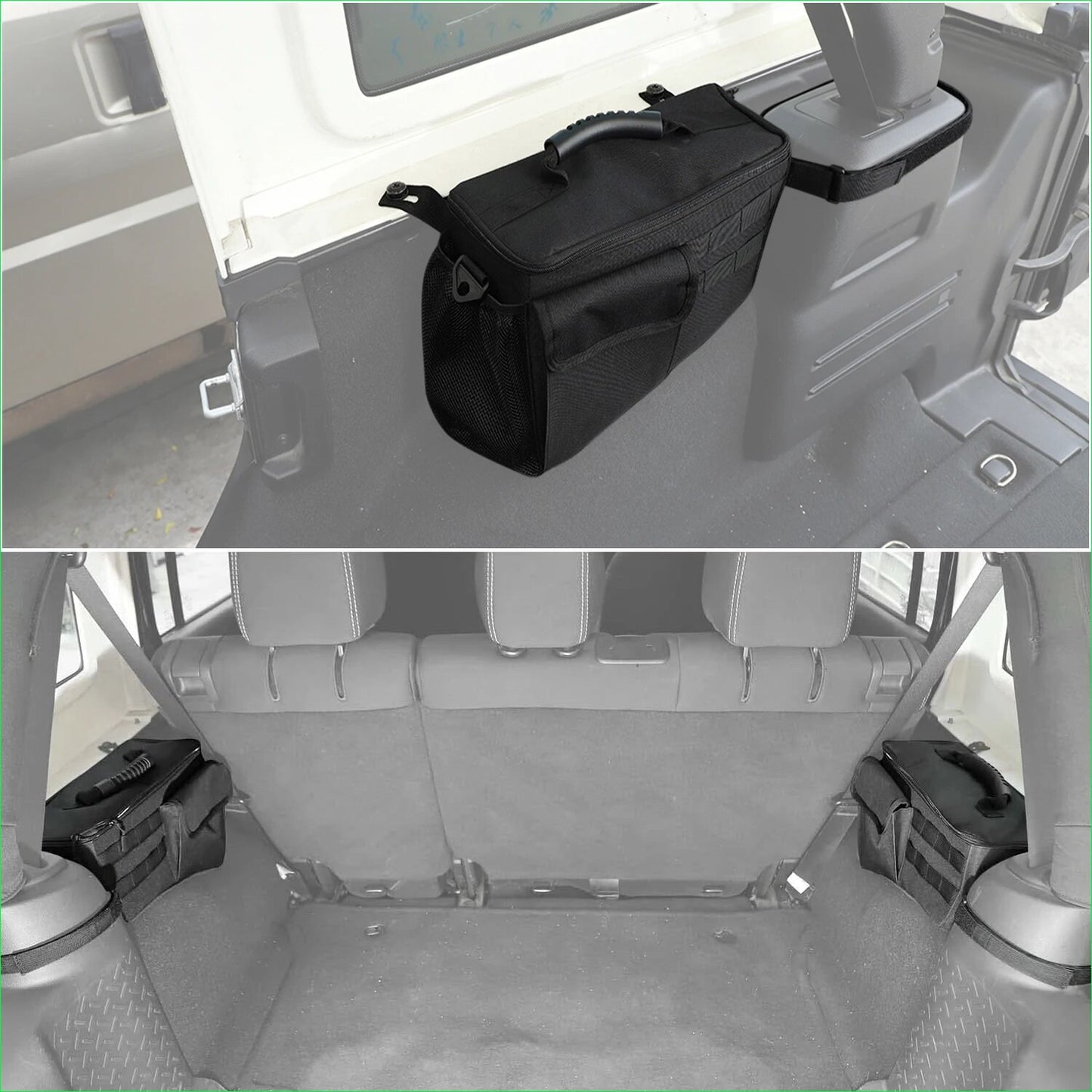 2024 Trunk  Bag Rear Tool Organizer Pocket for Jeep  JL 4 Doors 2018-2024 Sizetowing Tidying Interior Accessories